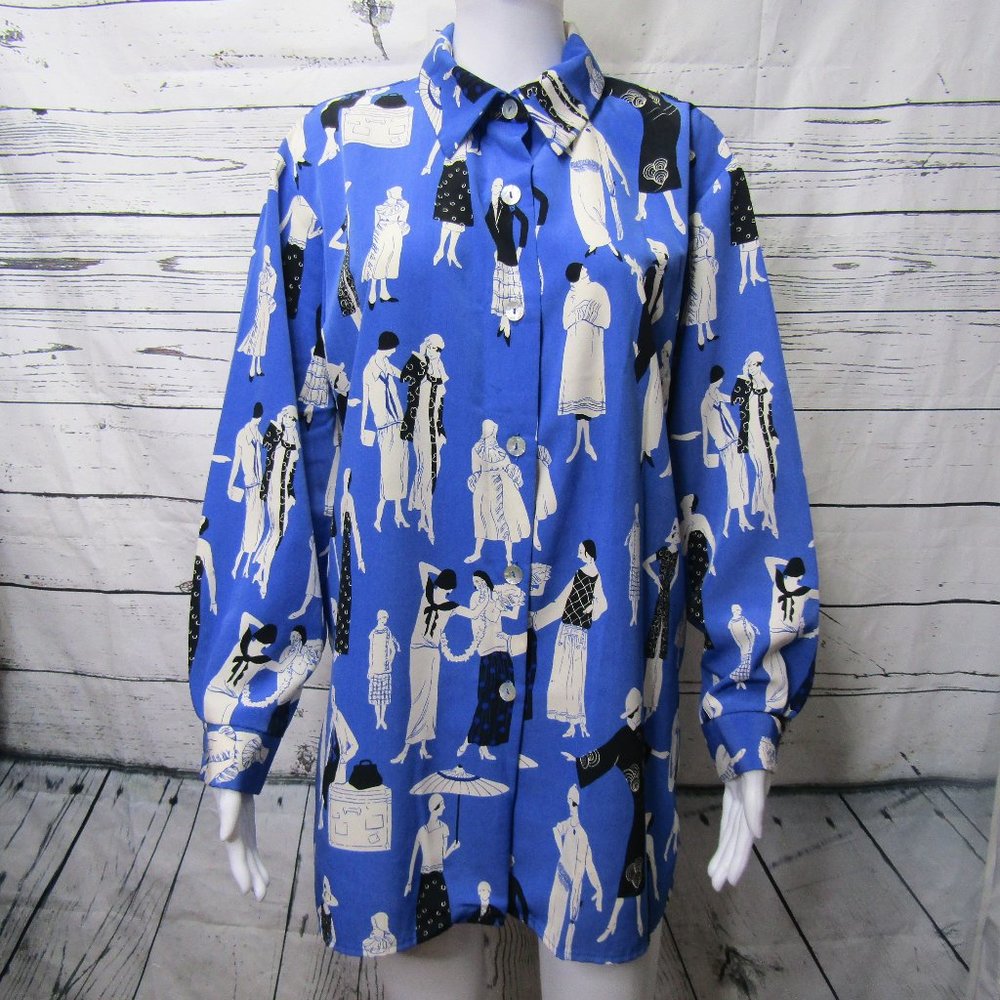 Susan Graver Vintage Button Down Shirt